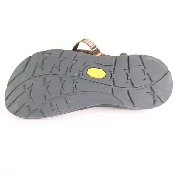 CHACO Zong X Ecotread Backless Slide Sandals Brown/Pink Stripes 7 - Picture 7 of 7